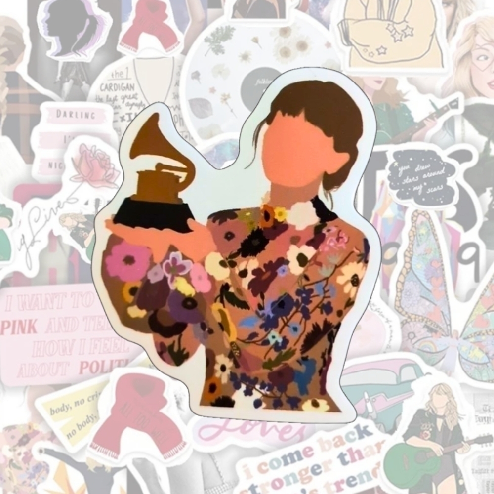 5 for $10 or 12 for $20 | Folklore Evermore Stickers Vintage Taylor Swift